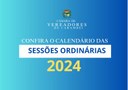 Calendário das Sessões – 2024