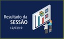 Confira o resultado da 3ª Sessão Ordinária 