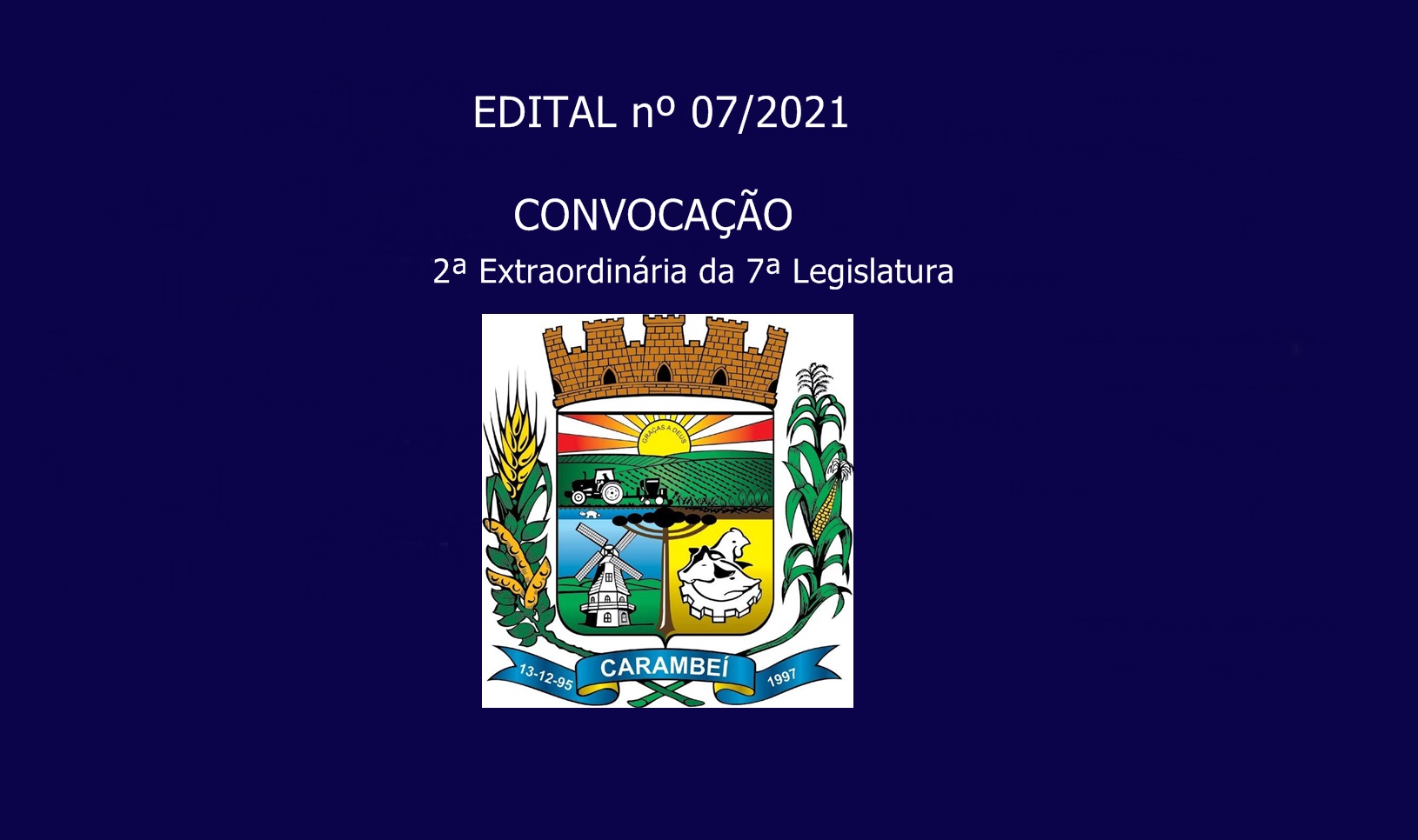 Edital de Convocação  07/2021