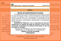 AUDIÊNCIA remarcada para o dia 23/05/23, às 18h30 .