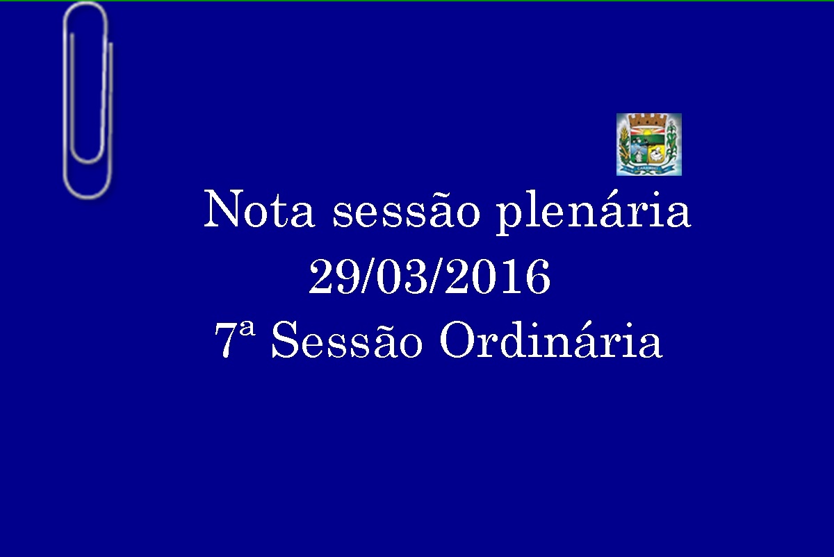 Indicações apresentadas em Sessão do dia 29/03.