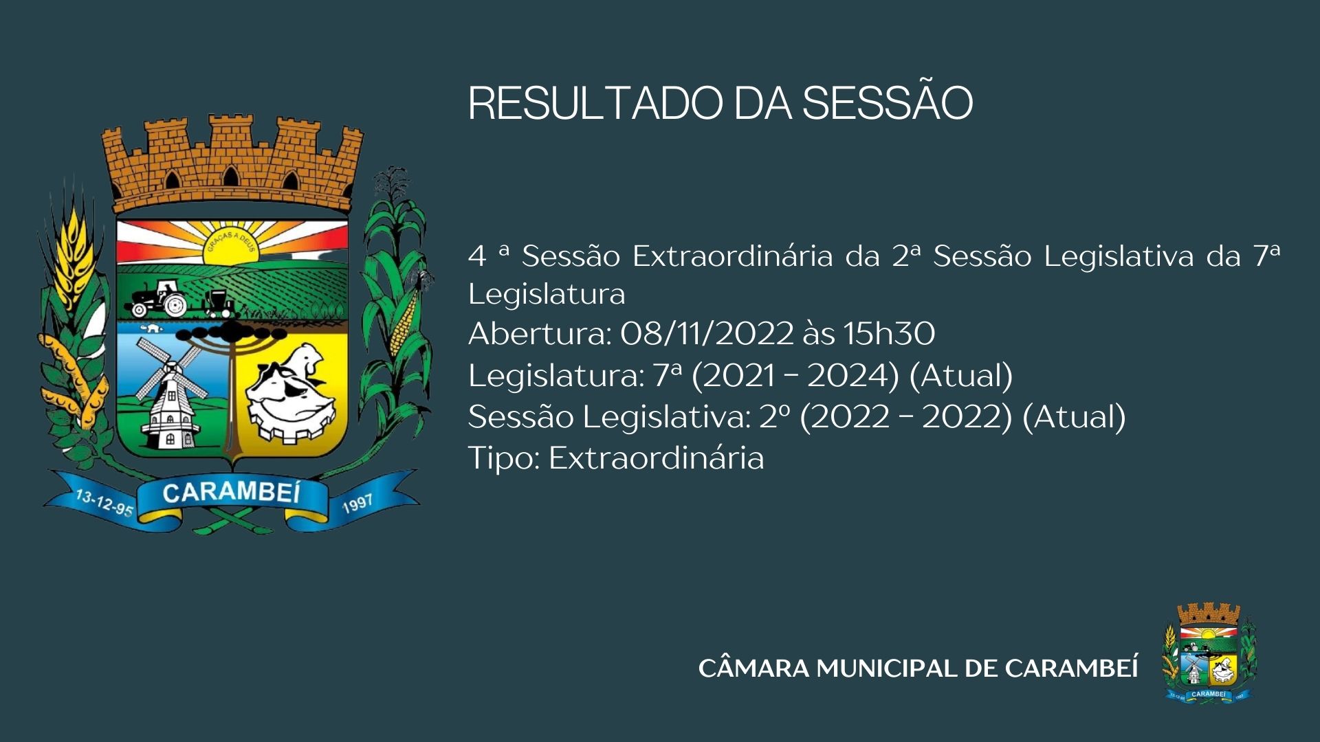 Proposições apresentadas em Sessão Plenária realizada em 08/11/2022