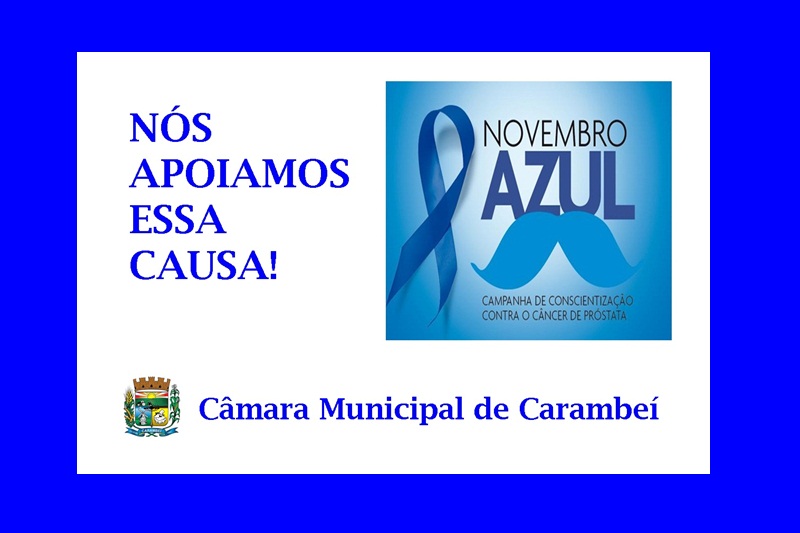 Termina Outubro Rosa, é hora de celebrar a Campanha Novembro Azul.